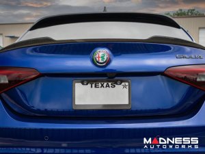 Alfa Romeo Giulia Trunk Spoiler - Carbon Fiber - QV Style - MADNESS